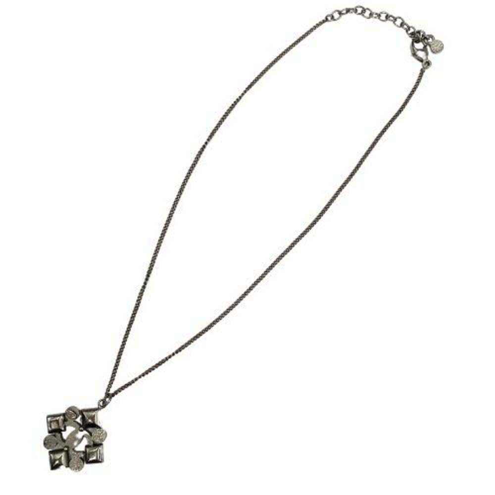 CHANEL Vintage Silver Logo Necklace - Picture 2 of 5